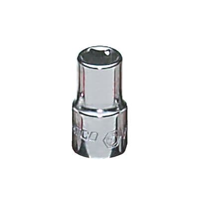 1/4" DRIVE 9/32" SAE 6 POINT CHROME SOCKET