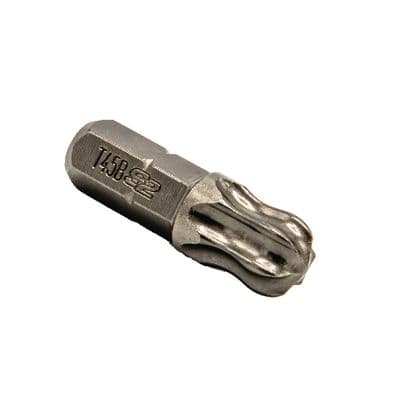 1/4"X1" T45 BALL TORX® BIT