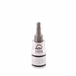 1/4" DRIVE SAE HEX BALL BIT SOCKET - 1/8"