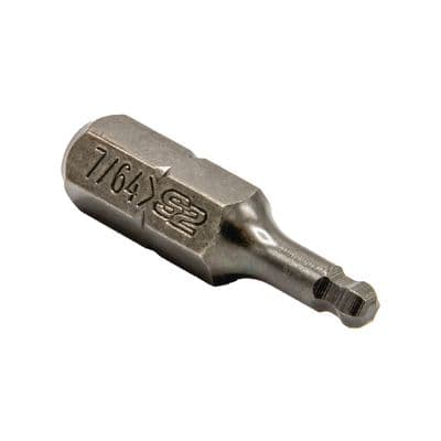 1/4"X1" 7/64'' BALL HEX BIT
