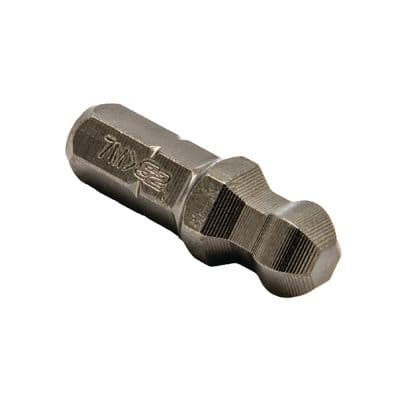 1/4"X1" 7MM BALL HEX BIT