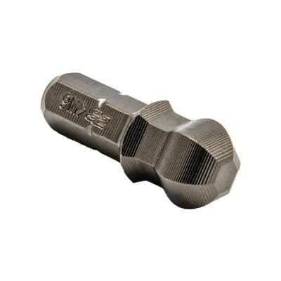 1/4"X1" 9MM BALL HEX BIT