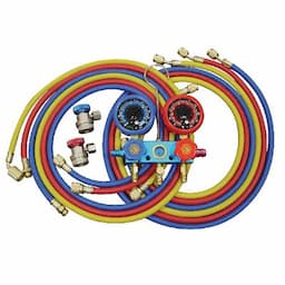 DUAL ALUMINUM BLOCK WITH 2 SETS OF 72" HOSES