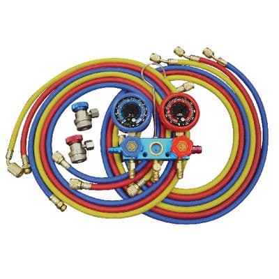 DUAL ALUMINUM BLOCK WITH 2 SETS OF 72" HOSES