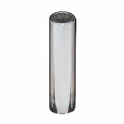 1/4" DRIVE 11/32" SAE 12 POINT DEEP CHROME SOCKET