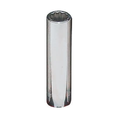 1/4" DRIVE 3/8" SAE 12 POINT DEEP CHROME SOCKET