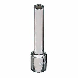 1/4" DRIVE 4.5MM METRIC 6 POINT DEEP CHROME SOCKET