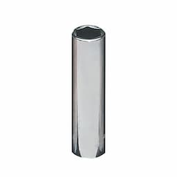 1/4" DRIVE 9MM METRIC 6 POINT DEEP CHROME SOCKET