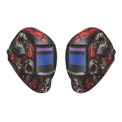 241 SERIES WELDING HELMET - RED SKULL