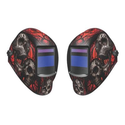 241 SERIES WELDING HELMET - RED SKULL