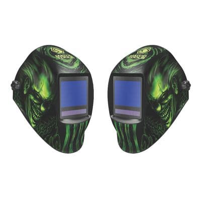 319 SERIES WELDING HELMET- GREEN EVIL CLOWN