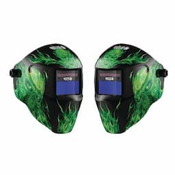 170 SERIES WELDING HELMET - GREEN FLAME