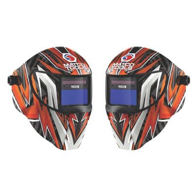 ORANGE RACING WELDING HELMET