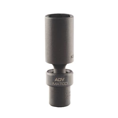1/4" DRIVE 15MM METRIC 6 POINT ADV DEEP UNIVERSAL IMPACT SOCKET