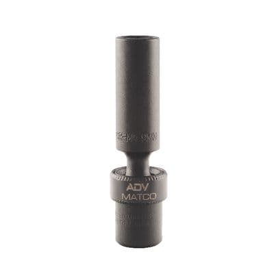 1/4" DRIVE 9MM METRIC 6 POINT ADV DEEP UNIVERSAL IMPACT SOCKET