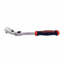 1/4" DRIVE 7¾" EIGHTY8 TOOTH LOCKING FLEX RATCHET WITH ERGO HANDLE - ORANGE