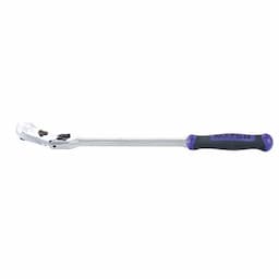 1/4" DRIVE 10-3/4" LONG LOCKING FLEX RATCHET WITH ERGO HANDLE - PURPLE
