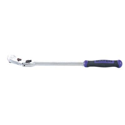 1/4" DRIVE 10-3/4" LONG LOCKING FLEX RATCHET WITH ERGO HANDLE - PURPLE