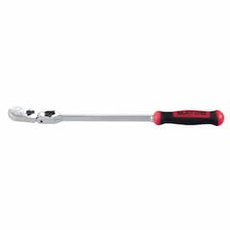 1/4" DRIVE 10-3/4" EIGHTY8 TOOTH LOCKING FLEX RATCHET WITH ERGO HANDLE - RED