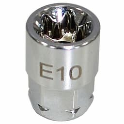 E10- 1/4" DRIVE E10 INVERTED TORX SOCKET