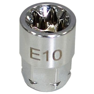 E10- 1/4" DRIVE E10 INVERTED TORX SOCKET