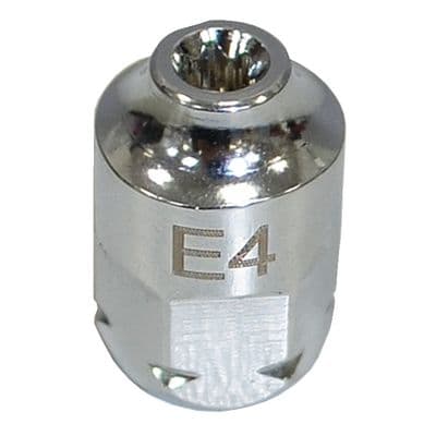 E4- 1/4" DRIVE E4 INVERTED TORX SOCKET