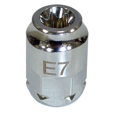 E7- 1/4" DRIVE E7 INVERTED TORX SOCKET