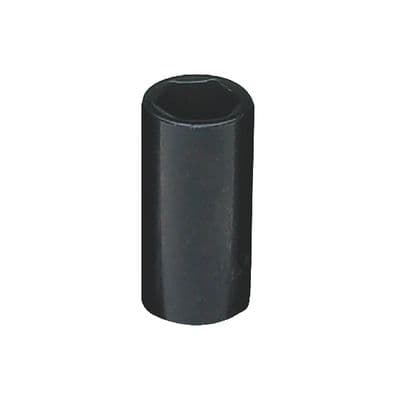 1/4" DRIVE 7/16" SAE 6 POINT MID-LENGTH CHROME SOCKET