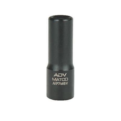 1/4" DRIVE 7MM METRIC 6 POINT MID-LENGTH IMPACT SOCKET