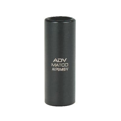 1/4" DRIVE 9MM METRIC 6 POINT MID-LENGTH IMPACT SOCKET