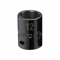 1/4" DRIVE 12MM METRIC PRO NON-SLIP IMPACT SOCKET