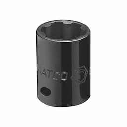 1/4" DRIVE 7/16" SAE 6 POINT PRO NON-SLIP IMPACT SOCKET