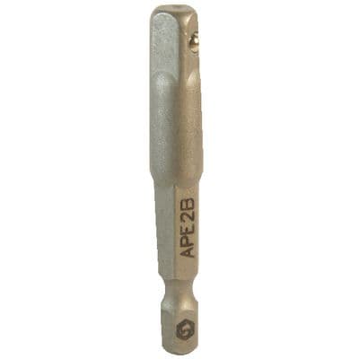 1/4" POWER BIT X SQUARE DRIVE EXTENSTION