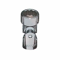 1/4" DRIVE 1/2" SAE 12 POINT UNIVERSAL CHROME SOCKET