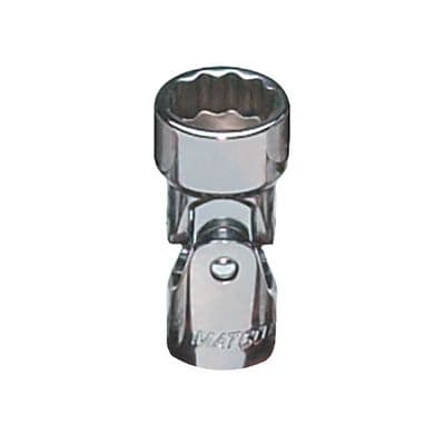 1/4" DRIVE 1/2" SAE 12 POINT UNIVERSAL CHROME SOCKET