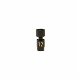 1/4" DRIVE 12MM METRIC 6 POINT UNIVERSAL IMPACT SOCKET