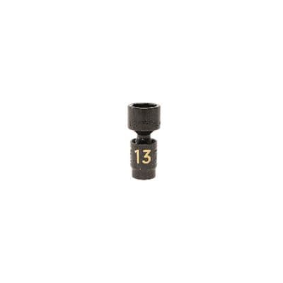 1/4" DRIVE 13MM METRIC 6 POINT UNIVERSAL IMPACT SOCKET