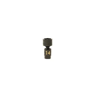 1/4" DRIVE 14MM METRIC 6 POINT UNIVERSAL IMPACT SOCKET