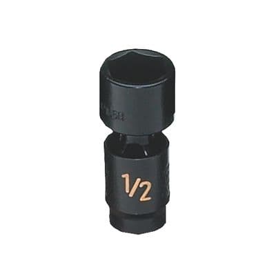 1/4" DRIVE 1/2" SAE 6 POINT UNIVERSAL IMPACT SOCKET