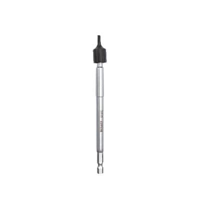 1/4" SHANK 3MM METRIC HEX UNIVERSAL IMPACT DRIVER 6" LONG EXTENSION POWER BIT