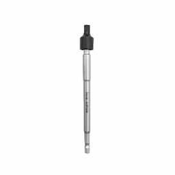 1/4" SHANK 6MM METRIC HEX UNIVERSAL IMPACT DRIVER 6" LONG EXTENSION POWER BIT