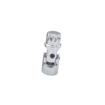 1/4" DRIVE 12M STUBBY UNIVERSAL TRIPLE SQUARE BIT SOCKET