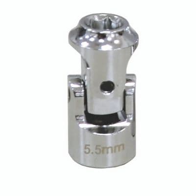 1/4'' DRIVE 5.5 MM 6 POINT STUBBY UNIVERSAL SOCKET