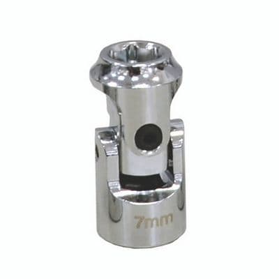 1/4'' DRIVE 7 MM 6 POINT STUBBY UNIVERSAL SOCKET