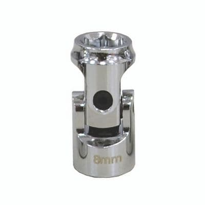 1/4'' DRIVE 8 MM 6 POINT STUBBY UNIVERSAL SOCKET