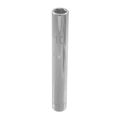 1/4" DRIVE 10MM METRIC 6 POINT EXTRA DEEP CHROME SOCKET