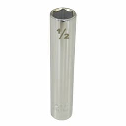 1/4" DRIVE 1/2" SAE 6 POINT EXTRA DEEP SOCKET