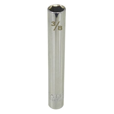 1/4" DRIVE 3/8" SAE 6 POINT EXTRA DEEP SOCKET