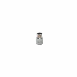 3/8" DRIVE 10MM METRIC 6 POINT CHROME SOCKET - ORANGE