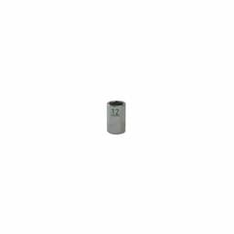 3/8" DRIVE 12MM METRIC 6 POINT CHROME SOCKET - GREEN